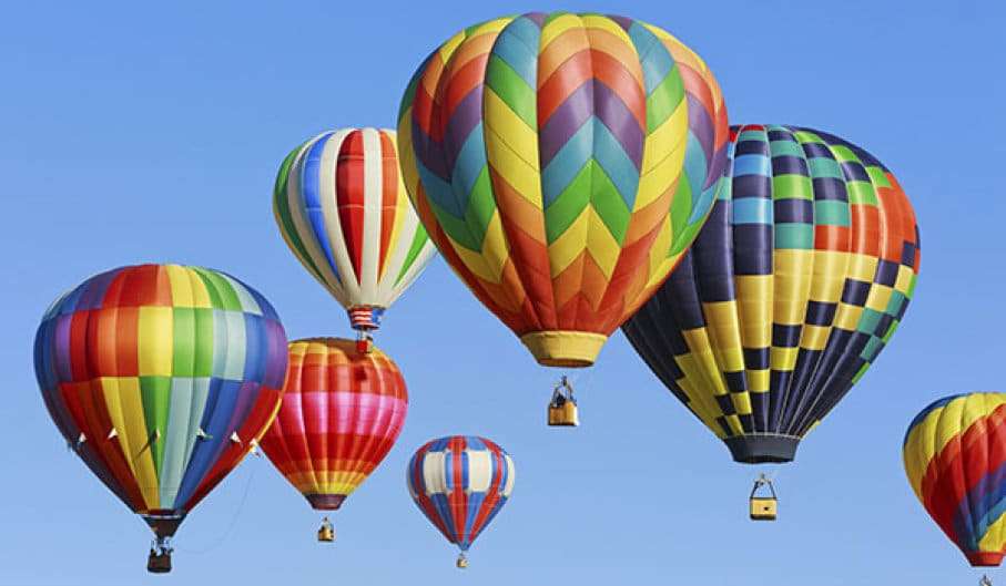 colored balloons