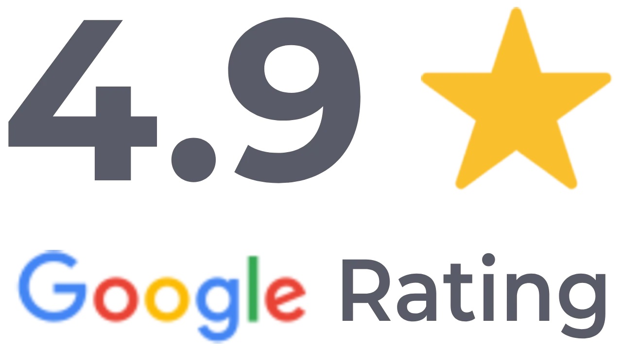 4.9 Google Rating